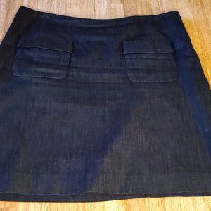 LOFT Dark Blue Skirt, Size 6